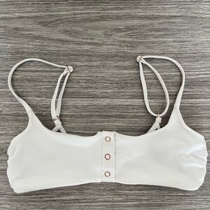 tori praver button up swim top